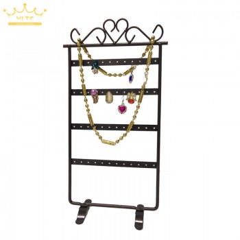 48 Holes Display Rack Metal Stand Holder Closet Jewelry Earrings Organizers Showcase Packaging amp; Display Wholesale