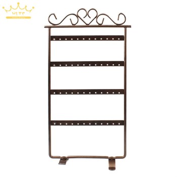 48 Holes Display Rack Metal Stand Holder Closet Jewelry Earrings Organizers Showcase Packaging amp; Display Wholesale