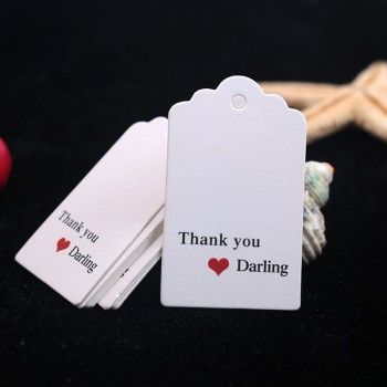 100pcs Kraft Paper Lovely Gift Tags DIY Handmade Price Tags Bags Baking Packing Labels for Flower Cosmetics Jewelry bottle Drink