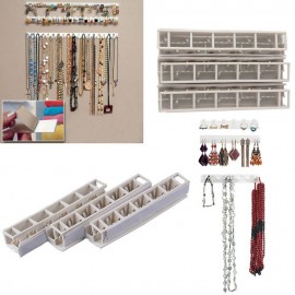 2019 New Jewelry Display Hanging Earring Necklace Ring Hanger Holder Rack Sticky Hooks popular