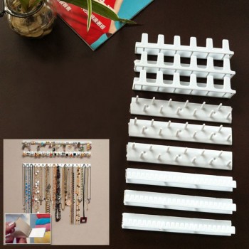 2019 New Jewelry Display Hanging Earring Necklace Ring Hanger Holder Rack Sticky Hooks popular
