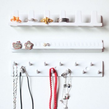 2019 New Jewelry Display Hanging Earring Necklace Ring Hanger Holder Rack Sticky Hooks popular