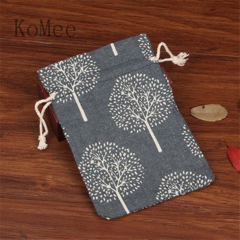 5pcs/lot Small Cotton Bags 10x14 13x18 15x20cm Wedding Drawstring Gift Bag Pouches Nice Cosmetic Bracelet Jewelry Packaging Bags