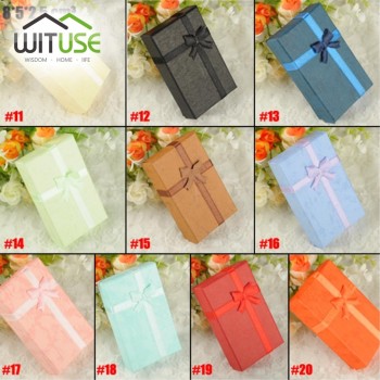 19 color 2 SIZES----Floral Necklace Earrings Ring Box 5*8cm 4x3cm Jewelry Box Paper Jewelry Gift Box Jewellery Organizer