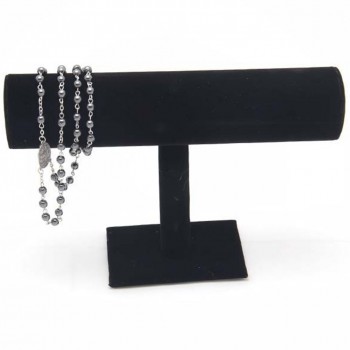 1Pcs Black Rose Red 3 Colors Bracelet Chain Watch Holder T bar Rack Jewelry Display Organizer Stand Holder Packaging
