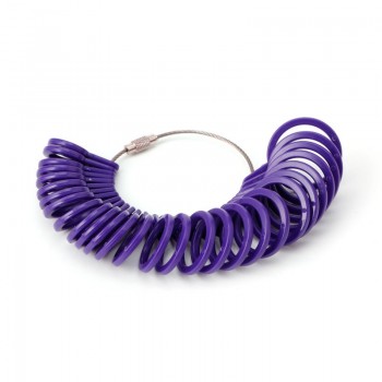 Ring Size Mandrel Stick Finger Gauge Ring Sizer Measuring Jewelry Tool