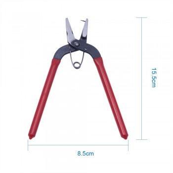 Stainless Steel Hole Punch Pliers Jewelry Tools amp; Equipments Hand Tools Red 155x85x11mm, Pin: 1mm