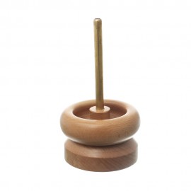 Doreen Box Wood Bead Spinner For Seed Bead String Tool Jewelry Making Natural Bead Device 18.5cm x 10.5cm(7 2/8 x4 1/8),1Set