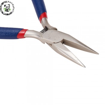 Jewelry Pliers Tools Stainless Steel Side-Cutting Round-Nose Pliers MidnightBlue For Jewelry Making DIY Accessories 110-130x53mm