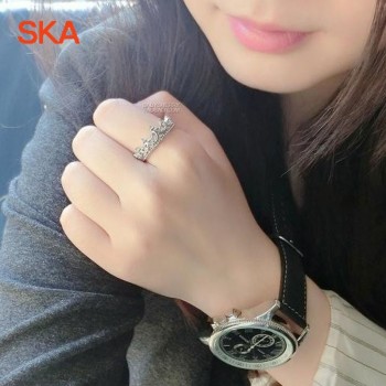 SKA Women Wedding Ring Princess Crown Rings For Women Anillos AAA Cubic Zirconia Personality Engagement Anel Finger Jewelry R040