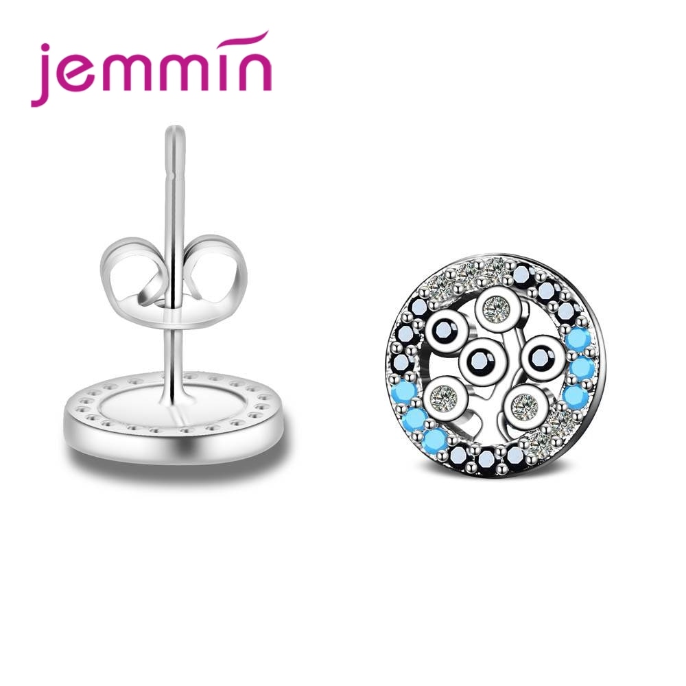 JEMMIN Trendy Stub Earrings 925 Sterling Silver Women Anniversary Appointment Jewelry Gifts Wholesale High Quality Popular