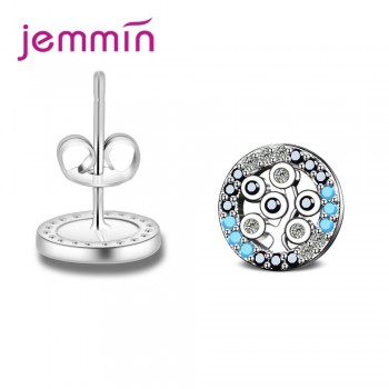 JEMMIN Trendy Stub Earrings 925 Sterling Silver Women Anniversary Appointment Jewelry Gifts Wholesale High Quality Popular