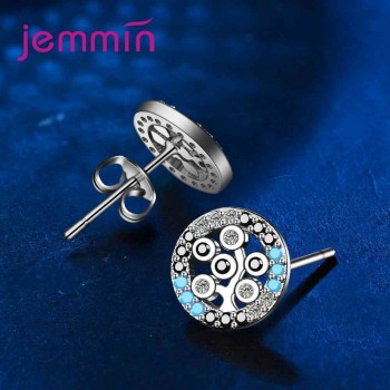 JEMMIN Trendy Stub Earrings 925 Sterling Silver Women Anniversary Appointment Jewelry Gifts Wholesale High Quality Popular