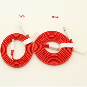 Original Dash Cable 5V 4A 100CM/150CM Noodle USB TYPE C Fast Charging Data Cable For Oneplus 3 3T 5 5T XIAOMI A1 5 6 LG G5 G6 V3