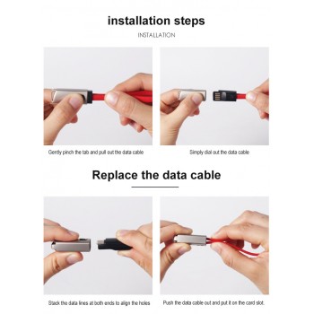 Mini USB Type C Mirco usb Cable Keychain Multi-Function Fast Charging Portable Charging Sync Data Charger for Samsung Xiaomi