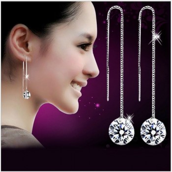 OMHXZJ wholesale Fashion jewelry crystal heart International certification Amethyst real 925 sterling silver Stud earrings YS03