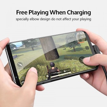 TIEGEM 90 degree USB Type C Cable 3A USB-C Cable  Type-C Fast Charging Cord for Nintendo Switch Samsung S8 Oneplus 5 Pixel 2
