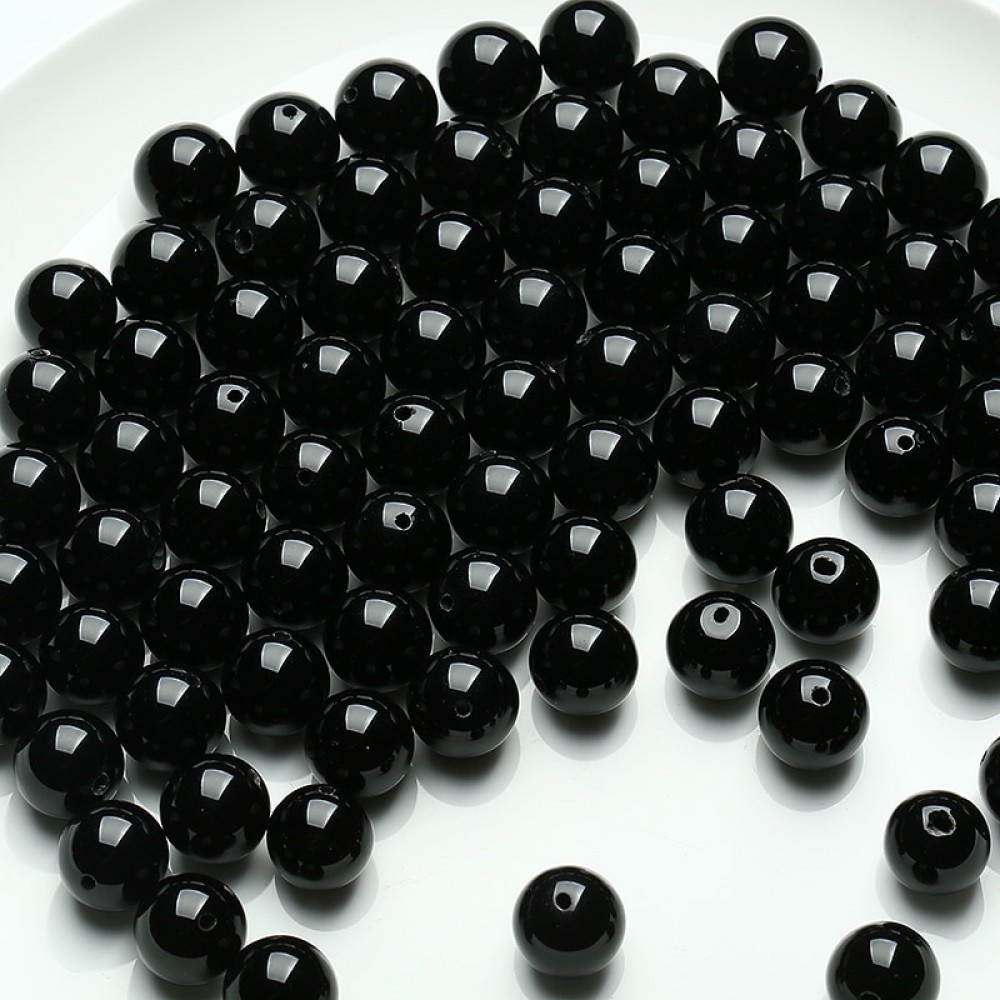 Natural Stone Beads Prehnite Jade Stone Beads For Jewelry Making black racelet Necklace 4/6/8/10/12/14 mm pick size 100 pieces