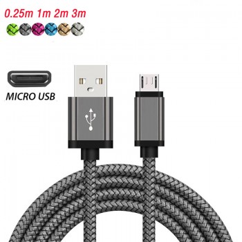 1/2/3 Meter Micro USB Phone Cable Android Charger Cable Kabel Micro USB Charging Wire Cord for Xiaomi Redmi 5 5Plus 6 6A S2