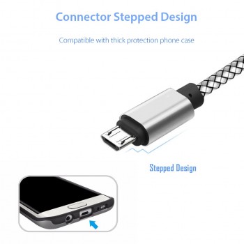1/2/3 Meter Micro USB Phone Cable Android Charger Cable Kabel Micro USB Charging Wire Cord for Xiaomi Redmi 5 5Plus 6 6A S2