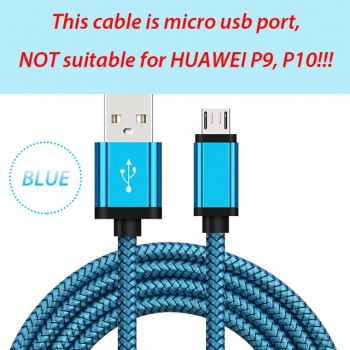 2m 3m Micro USB Cable Mobile Phone Charger Cabel 2/3 Meters Micro-Usb for Samsung Galaxy J7 Pro J6 A6 A7 2018 Asus Charge Cable