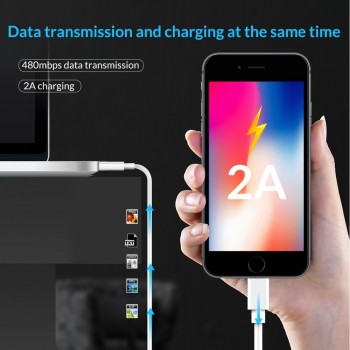 ORICO Premium Cable Lighting to USB Cables for iPhone XS Max 8 Plus 7 6 6S 5 5S Mobile Phone Data Charging Charger Cord