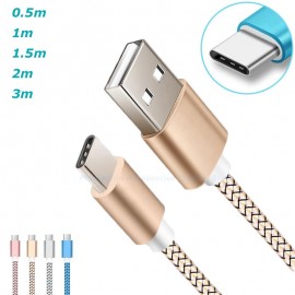 0.5m/Short/1m/1.5m/2m/200cm/3m/300cm/Long USB-C 9V/12V Fast Charge USB Type-C Cable for Galaxy S9 S8 A5/A3/2017 1.5/2/3 Meter