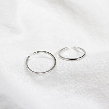 OLOEY Genuine 925 Sterling Silver Open Ring For Women Simple Line Female Adjustable Rings Fine Accessories Jewelry Gift YMR077