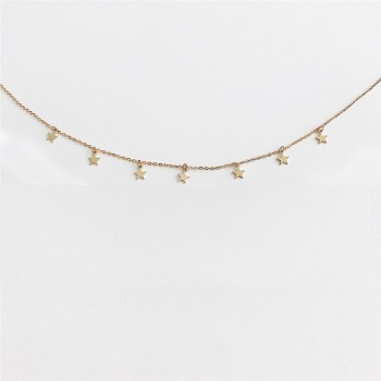 Fashion Necklaces Choker 2019 Kolye Bohemia Gold Silver Color Star Moon Necklace Women Boho Pendants Collier Ketting Jewelry G2