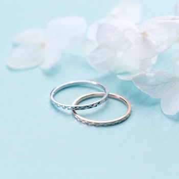 100% 925 Sterling Silver Simple Couple Rings Solid Wedding Band Rings Fashion Jewelry For Women Men