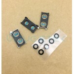 3pcs/set For Xiaomi 6 M6 Mi6 Mi 6 Camera Glass With Frame Housing External Camera Lens Cover Together