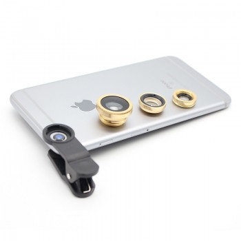 3 in 1 Fish Eye Mobile Lens Colored Fiaheye Lenses For Eyes Microscope Glasses Lentes for iPhone 5s xiaomi redmi note 4 pro