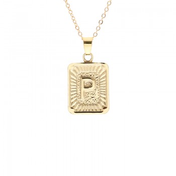 Fashion Jewelry Brand English Alphabet Pendant Necklace For Women Gift