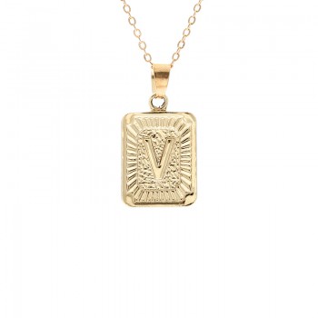 Fashion Jewelry Brand English Alphabet Pendant Necklace For Women Gift