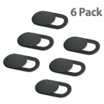 6PCS WebCam Cover Shutter Magnet Slider Plastic Camera Cover for Web Cam IPhone PC Laptops Mobile Phone Lens Privacy Sticker