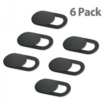 6PCS WebCam Cover Shutter Magnet Slider Plastic Camera Cover for Web Cam IPhone PC Laptops Mobile Phone Lens Privacy Sticker