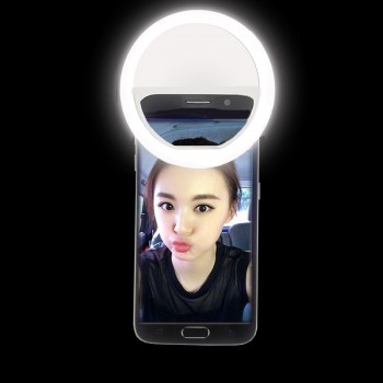 LED Selfie Ring Light 3 Levels Light Up Photography Phone Flash Ring Light For Mobile Phone Lens