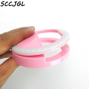 LED Selfie Ring Light 3 Levels Light Up Photography Phone Flash Ring Light For Mobile Phone Lens