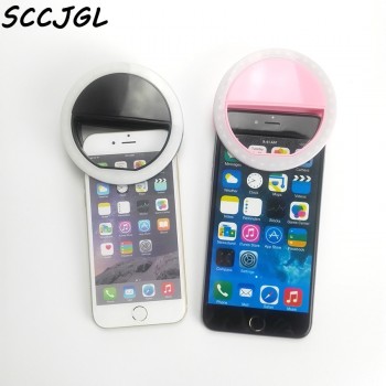 LED Selfie Ring Light 3 Levels Light Up Photography Phone Flash Ring Light For Mobile Phone Lens