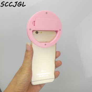 LED Selfie Ring Light 3 Levels Light Up Photography Phone Flash Ring Light For Mobile Phone Lens