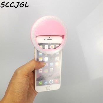 LED Selfie Ring Light 3 Levels Light Up Photography Phone Flash Ring Light For Mobile Phone Lens