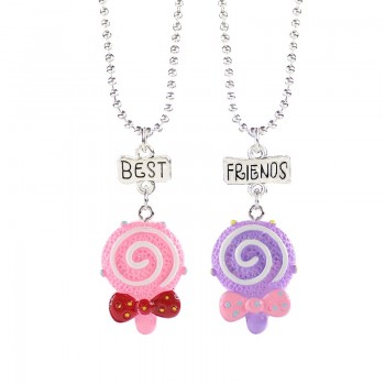 NEW Design 2Pcs/Set Unicorn Pendant Necklaces For Children Boys and girls Best Friends Friendship Necklace Chain Jewelry
