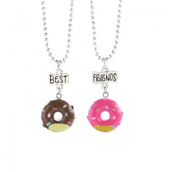 NEW Design 2Pcs/Set Unicorn Pendant Necklaces For Children Boys and girls Best Friends Friendship Necklace Chain Jewelry