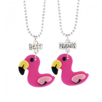NEW Design 2Pcs/Set Unicorn Pendant Necklaces For Children Boys and girls Best Friends Friendship Necklace Chain Jewelry