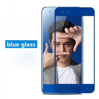 Honor 9 glass tempered Huawei honor 9 screen protector full cover blue protective film RONICAN Huawei honor9 tempered glass 5.2