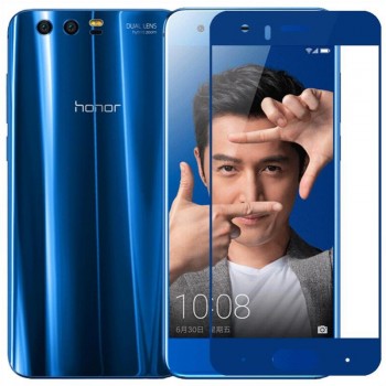 Honor 9 glass tempered Huawei honor 9 screen protector full cover blue protective film RONICAN Huawei honor9 tempered glass 5.2