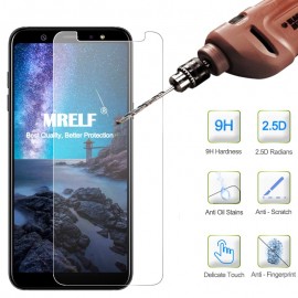 MRELF Tempered Glass for Samsung Galaxy A6 2018 Screen Protector on Phone Protective Glass for Samsung A6 + 2018 Tempered Glass
