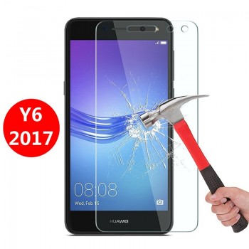 2pcs Tempered Glass Huawei Y6 2017 Screen Protector Huawei Y6 2017 Screen Protector Protective Glass Film pelicula de vidro