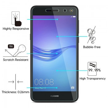 2pcs Tempered Glass Huawei Y6 2017 Screen Protector Huawei Y6 2017 Screen Protector Protective Glass Film pelicula de vidro
