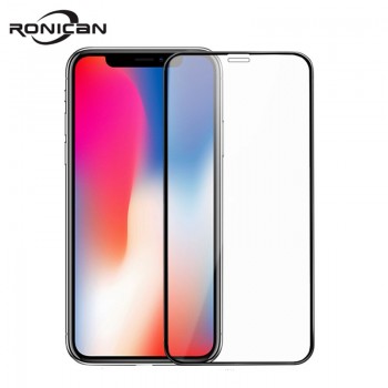 0.23mm 3D Curved Tempered Glass for iPhone X RONICAN Soft Edge High Definition Anti Blue Light Screen Protector for iPhone XS